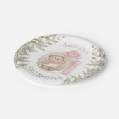 Assiettes En Carton Premier Anniversaire Mignonne Teddy Bear Ballons C (Angle)