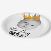 Assiettes En Carton Premier anniversaire photo moderne (Angle)