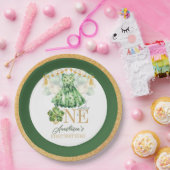 Assiettes En Carton Premier anniversaire St Patrick's Day Personnalisé (Fête)