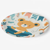 Assiettes En Carton Premier bain du bébé (Angle)