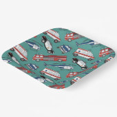 Assiettes En Carton Premier intervenant Médicale d'urgence Anniversair (Angulaire)