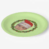 Assiettes En Carton Premier Noël du bébé (Angle)