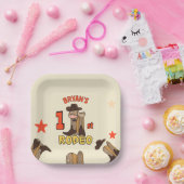 Assiettes En Carton Premier rodéo (Fête)