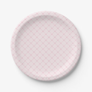 Assiettes En Carton Premier Rodéo rose fille fille anniversaire