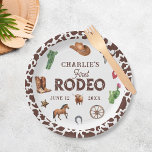 Assiettes En Carton Premier Rodeo Western Boy 1er anniversaire<br><div class="desc">Premier Rodéo Western Boy 1ère Plaques Papier Anniversaire</div>
