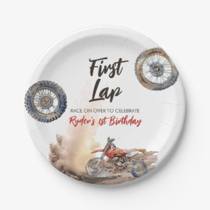 Assiettes En Carton Premier Tour Petit Pilote 1er Anniversaire