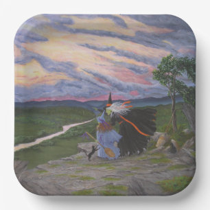 Assiettes En Carton "Premier vol"