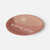 Assiettes En Carton Premier voyage autour du soleil | Partie (Angle)