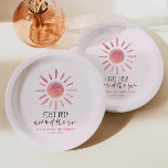Assiettes En Carton Premier Voyage Rose Autour Du Soleil 1Er Anniversa<br><div class="desc">Ce sont les premiers voyages roses autour du soleil 1er Anniversaire Plaques papier fête!</div>