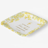 Assiettes En Carton Première communion de Mimosa (Angulaire)