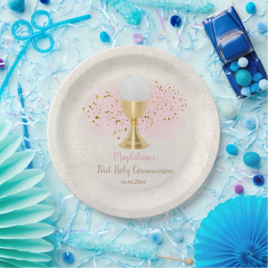 Assiettes En Carton Première communion Hoy (Fête)