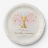 Assiettes En Carton Première communion Hoy (Devant)