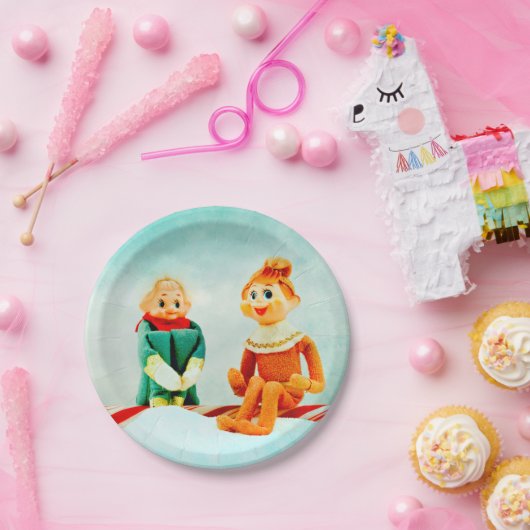 Assiettes En Carton Première date Elf (Fête)