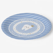 Assiettes En Carton Première dent personnalisée (Angle)