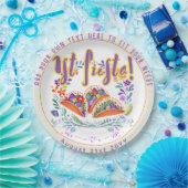 Assiettes En Carton Première Fiesta 1er Tacos Fleurs Folkart (Fête)