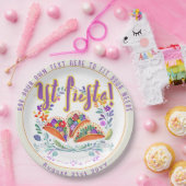 Assiettes En Carton Première Fiesta 1er Tacos Fleurs Folkart (Fête)