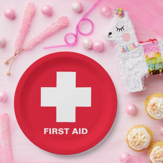 Assiettes En Carton Premiers secours et secours Aide / événements Papi (Fête)