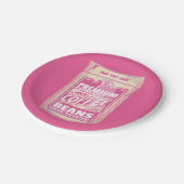 Assiettes En Carton Premium espresso café haricots rose nourriture pop (Angle)