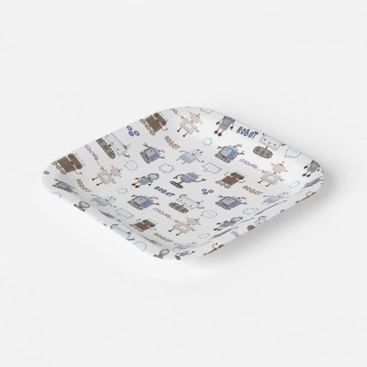 Assiettes En Carton Préparez-vous à un joyeux anniversaire pour les en (Angulaire)