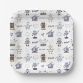 Assiettes En Carton Préparez-vous à un joyeux anniversaire pour les en (Recto)