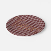 Assiettes En Carton Preppy Tiger Paper Plate (Angle)