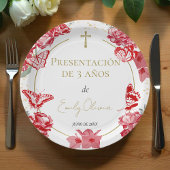 Assiettes En Carton Presentación 3 años Plaques Papier Papier Papier P