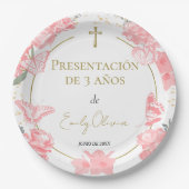 Assiettes En Carton Presentación 3 años Plaques Papier Papiers Papiers (Devant)