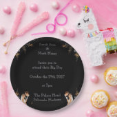 Assiettes En Carton Présentation du Mariage d'invitation que vous pouv (Fête)