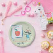 Assiettes En Carton Présentation d'une Apple (Fête)