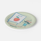 Assiettes En Carton Présentation d'une Apple (Angle)