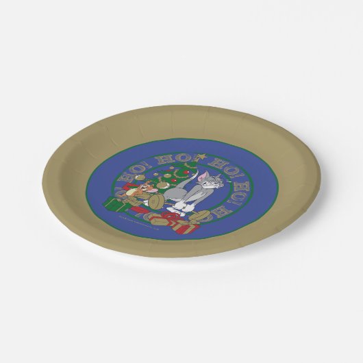 Assiettes En Carton Présentations d'ouverture Tom et Jerry (Angle)