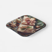 Assiettes En Carton Présentations et ornements de Noël (Angulaire)