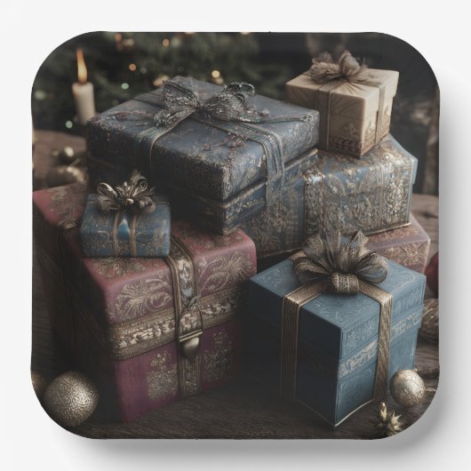 Assiettes En Carton Presents (Recto)