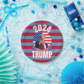 Assiettes En Carton Président Trump États-Unis (Fête)