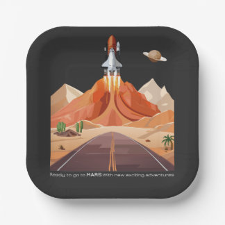 Assiettes En Carton Prêt à aller sur Mars