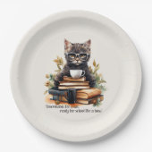 Assiettes En Carton Prêt Pour L'École Comme Un Patron (Devant)