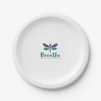 Assiettes En Carton Prévention du suicide santé mentale Breathe Dragon