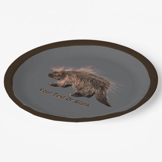 Assiettes En Carton Prickly Porky (Angle)