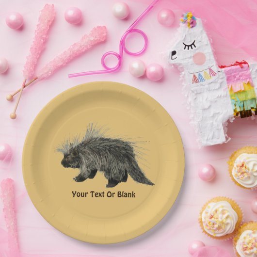 Assiettes En Carton Prickly Porky (Fête)