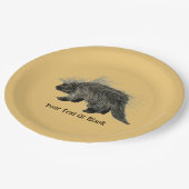 Assiettes En Carton Prickly Porky (Angle)