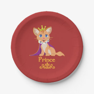 Assiettes En Carton Prince Kitten