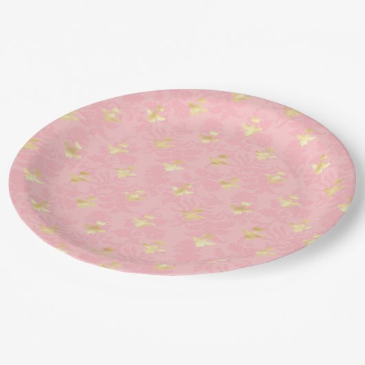 Assiettes En Carton Princess Bee Series Design #4 (Angle)
