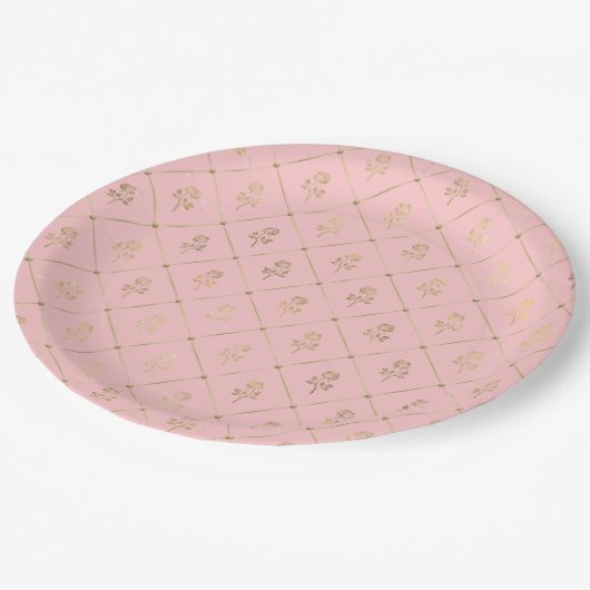 Assiettes En Carton Princess Bee Series Design #6 (Angle)