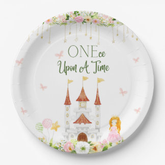 Assiettes En Carton Princess Birthday Plates - Premier anniversaire 