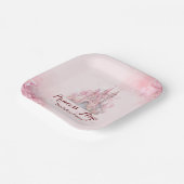 Assiettes En Carton Princess Castle Plaque de papier d'anniversaire (Angulaire)