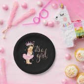 Assiettes En Carton Princess C'est une fille Baby shower plaques (Fête)