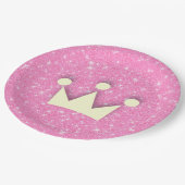 Assiettes En Carton Princesse (Angle)