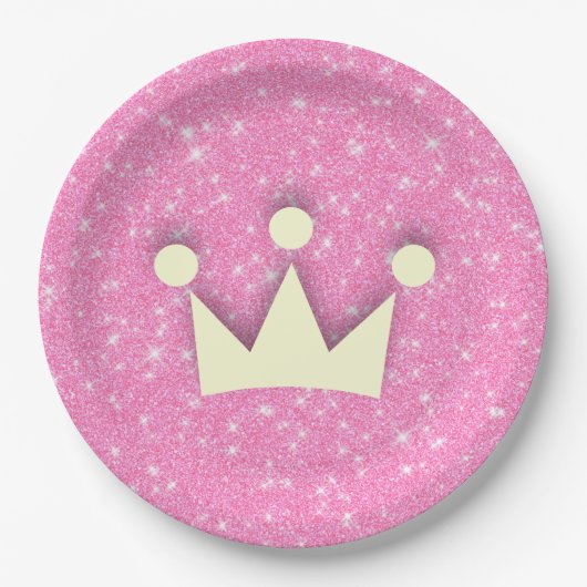 Assiettes En Carton Princesse (Devant)