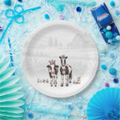 Assiettes En Carton Princesse Animaux Fête d'anniversaire (Fête)