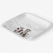 Assiettes En Carton Princesse Animaux Fête d'anniversaire (Angulaire)